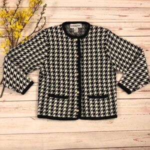 Vintage Crystal-Kobe Petite P Cardigan Sweater